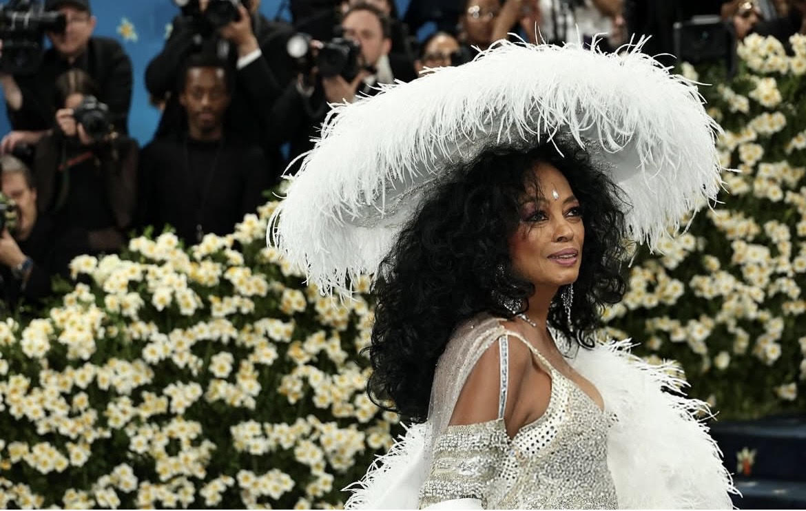 Diana Ross at the 2025 Met Gala: An Empress in White