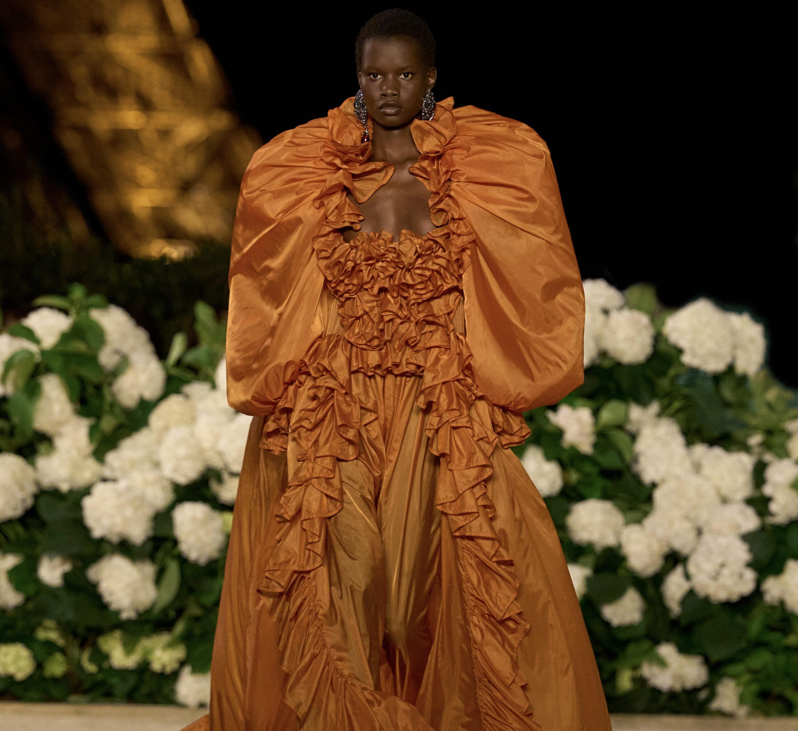 Saint Laurent SS26: The Empire of Shoulders and Light